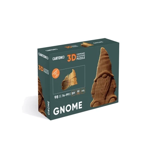 Картонный конструктор Cartonic 3D Puzzle GNOME: Количество фрагментов, шт 98