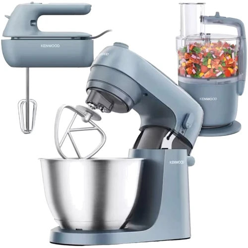 Кухонний комбайн Набір Кухонна колекція Kenwood CPG 35.000 GY (Кухонна машина KMZ 35.000GY + Подрібнювач FDP22.000GY + Міксер HMP40.000GY)