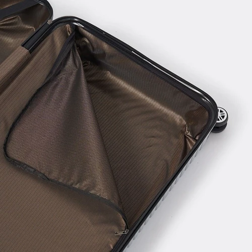 Валіза Ricco Grande XL срібляста (T1ABS600silver-XL): Застібка Молния