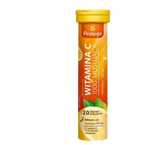 Protego Witamina C 1000 Musujaca Витамин С 20 шипучих таблеток