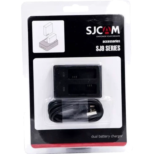Двойное зарядное SJCAM Dual-slot Battery Charger for SJ9, SJ10 series