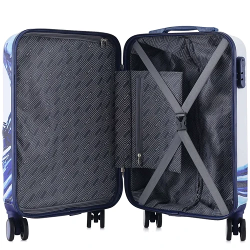 Валіза Semi Line 20" (S) White/Blue Print (T5653-1): Стать унісекс