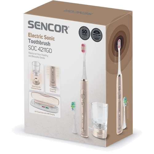 Зубная щетка Sencor SOC 4211GD фото 5