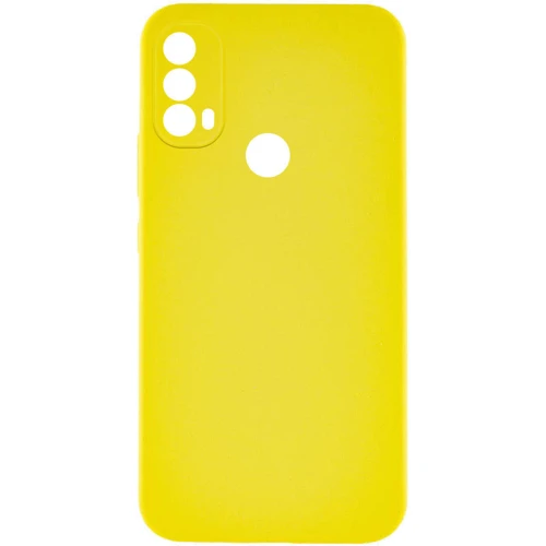 Чохол для телефона Lakshmi Case Silicone Cover Full Camera Yellow для Motorola Moto E40