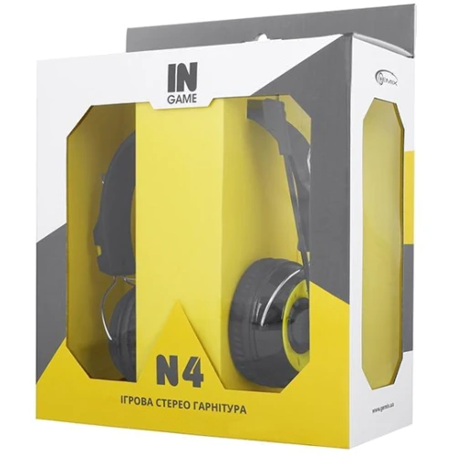 Навушники Gemix N4 Black/Yellow фото 4