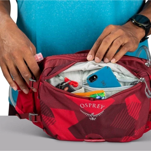 Сумка поясна Osprey Seral 7 (S21) Claret Red O / S червона (009.2524): Колір червоний