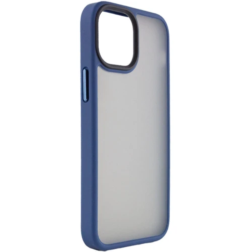 Чохол для iPhone Mobile Case TPU+PC Metal Buttons Blue для iPhone 13: Колір синий