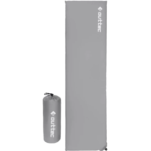 Самонадувающийся коврик Outtec 180х53х4 см гладкий серый (5907766665731) фото 8