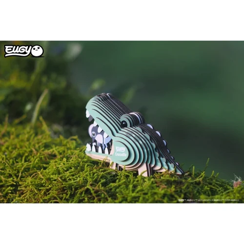 Сборная 3D модель Eugy Зоопарк: Крокодил (XEG-029)