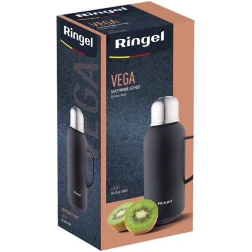 Термос RINGEL Vega 1500 мл черный (RG-6140-1500/1): Материал колбы нержавеющая сталь