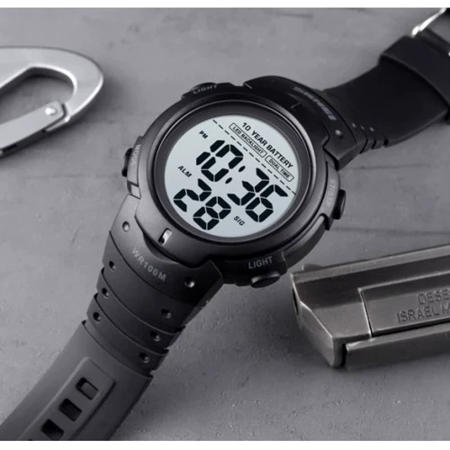 Наручний годинник Skmei Neon 10 Bar Black (1134): Водонепроникність 10 ATM