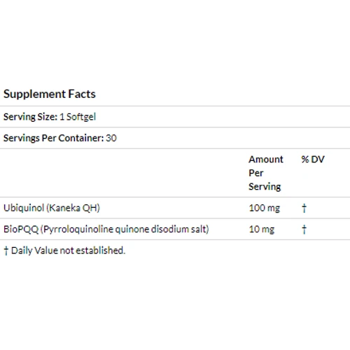 Jarrow Formulas, Ubiquinol, QH-Absorb + PQQ, 30 Softgels (JRW06027)
