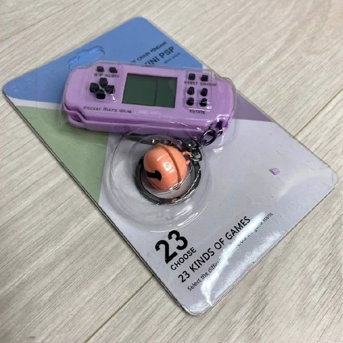 Консоль Keychain Tetris 23 games purple портативная игровая (44144)