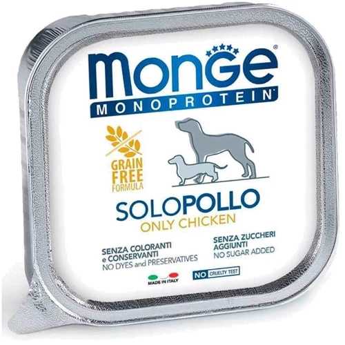 Паштет для собак Monge Dog Solo100% курка 150 г (70014137)