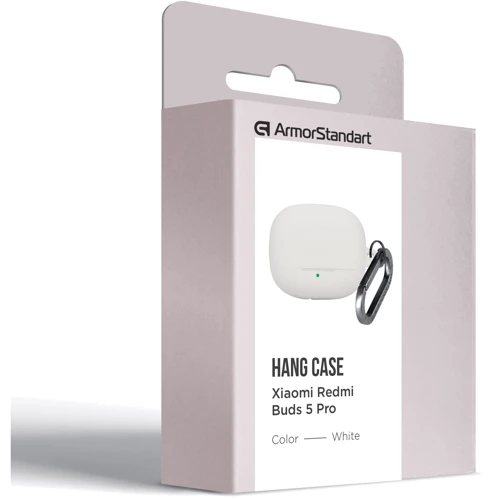 Чехол ArmorStandart Hang Case White for Xiaomi Buds 5 Pro (ARM84518)