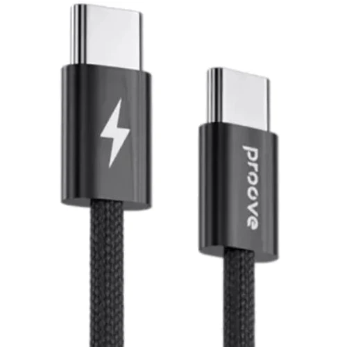 Кабель Proove Cable USB-C to USB-C Energy Stream 60W 1m Black (CCES60002201)