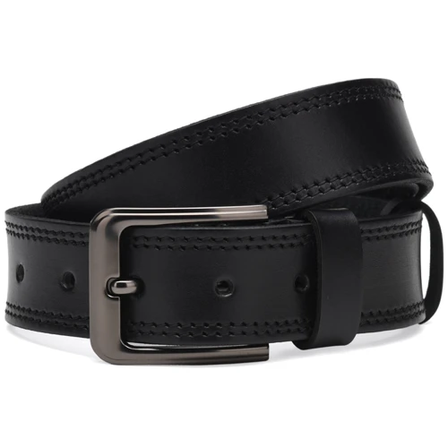Чоловічий ремінь Borsa Leather чорний (Cv1gnn5a-115)