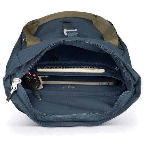 Рюкзак Рюкзак Osprey Arcane Tote Pack Stargazer Blue 20 л синий (009.001.0041): Дополнительно Ручки для ношения, карман для документов, фиксатор для ключей, Отдел для ноутбука, Отделение – орган