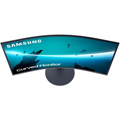 Монитор Samsung Curved C27T550FDI (LC27T550FDIXCI): Покрытие экрана глянцевое