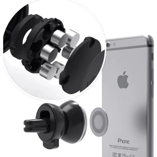 Держатель iOttie Car Holder Magnetic Air Vent iTap (HLCRIO151RT): Особенности магнитный