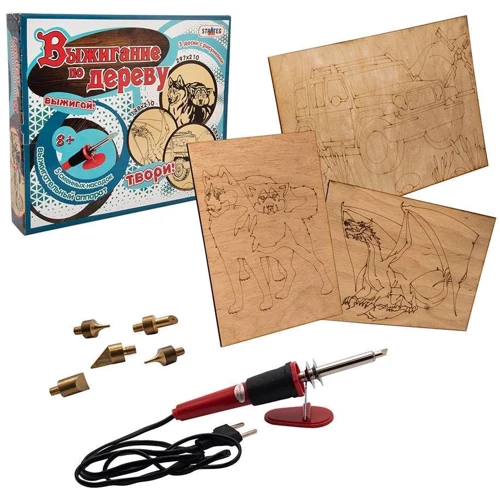 Набор для творчества Strateg Выжигание по дереву 846 (рус./укр.)