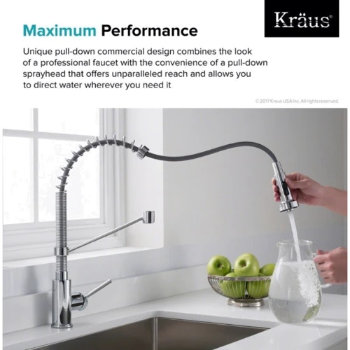 Змішувач для кухонного миття Kraus KPF-1610SFSCH