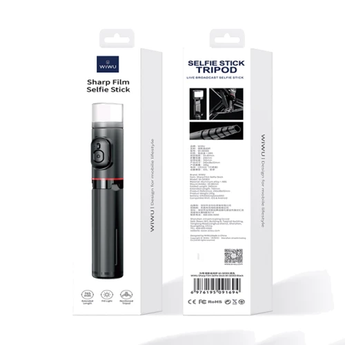 WIWU Shar Film Selfie Stick Black (WI-SE003): Тип беспроводной
