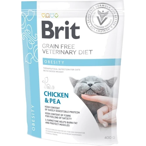 Сухий корм Brit GF Veterinary Diets Cat Obesity для котів 400 г (8595602528486)