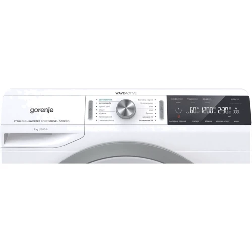 Стиральная машина Gorenje WA72S3: Загрузка белья (стирка), кг 7