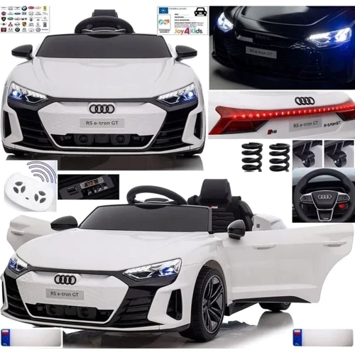 Дитячий електромобіль Bambi Racer Audi Audi e-tron GT білий (M 4938EBLR-1) фото 12