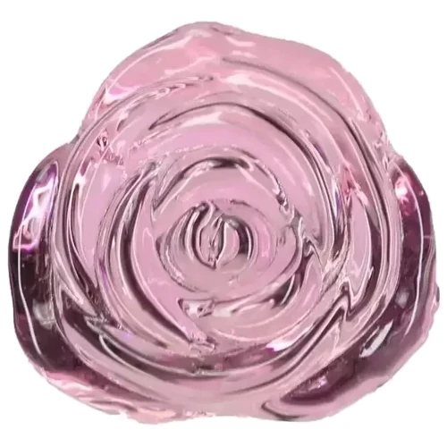 Стеклянная анальная пробка Pillow Talk - Rosy- Luxurious Glass Anal Plug