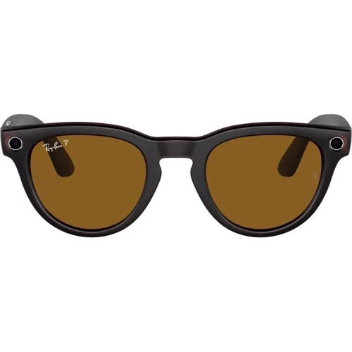 Смарт-окуляри Ray-Ban Meta Headliner Matte Rebel Black Frame/Brown Lenses size M (RW4009 675483 50-23) фото 5