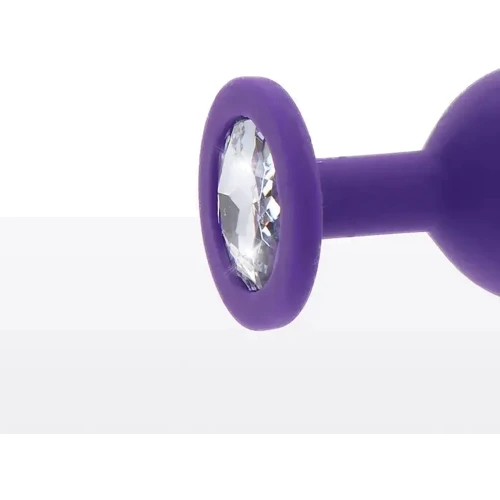 Анальная пробка Toy Joy Large Diamond Booty Jewel (фиолетовая)