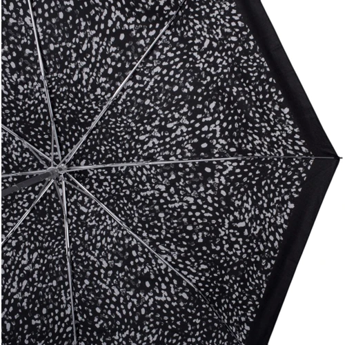 Зонт женский механический Happy Rain черно-белый (U42655-5): Фасон Складной (3 сложения)