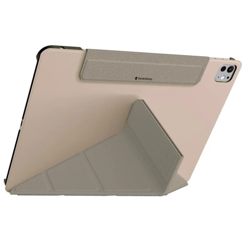 Аксессуар для iPad Switcheasy Origami Pink Sand (SPD249093PS24) for iPad Pro 13 2024 M4: Особенности трансформируется в подставку, четыре универсальных режима, Удобно держать в руке, Приятен на ощупь, Надежная защита от царапин и загрязнений, закрывается на магнитный клапан, режим автопробуждения/сна