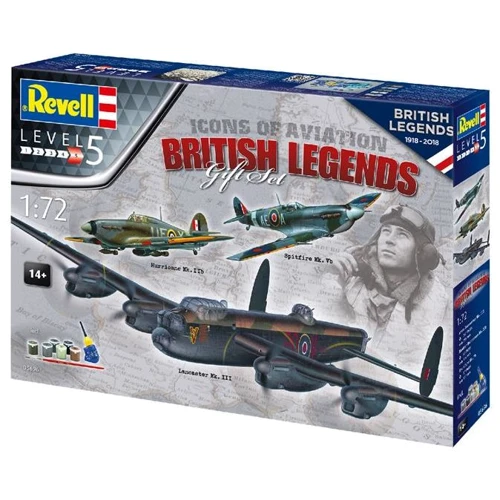 Сборная модель Revell набор Авиа Легенды Британии уровень 5 масштаб 1:72