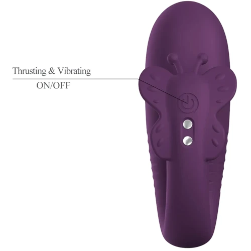 Смарт вібратор з поштовхами LYBAILE Pretty Love Klay (BI-300093HP)