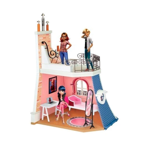 Ігровий набір Miraculous Леді Баг та Супер-Кіт 2 в 1 – Спальня та балкон Марінетт (з аксесуарами) фото 3