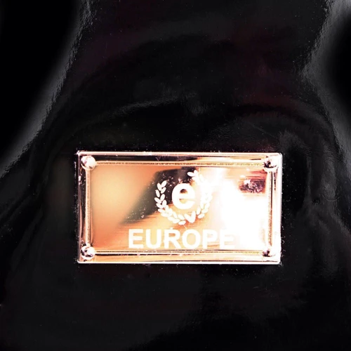 Жіноча сумка тоут Europe Mob чорна (EM0046-1): Фактура матова, Зерниста, глянцевий, Гладка