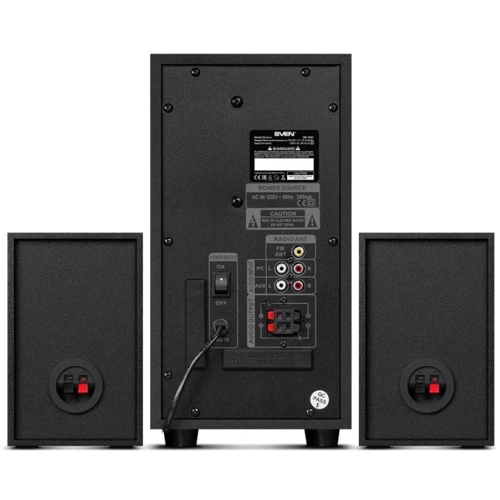 Акустическая система SVEN MS-2051 Black: Выходная мощность колонок 25 Вт