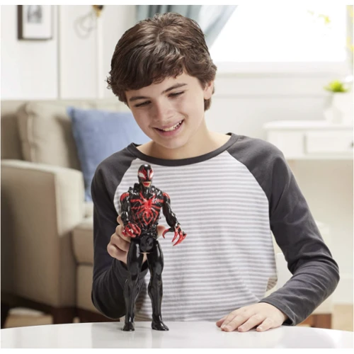 Hasbro SPD Фигурка Человек-Паук Веном Титан 30 см (E8729 SPD MAX VENOM TITAN MILES MORALES) (E8686_E8729): Серия Marvel