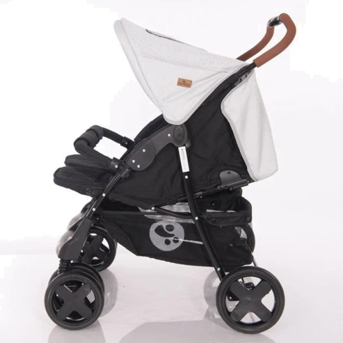 Коляска для двойни Lorelli TWIN (black): Возможность установки люльки нет