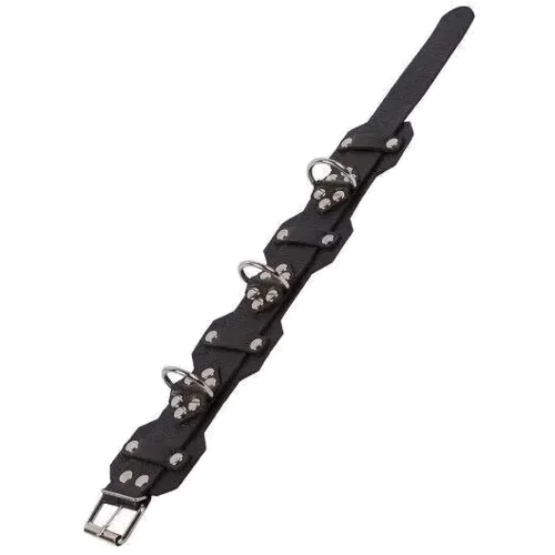 Ошейник VIP Leather Collar, black