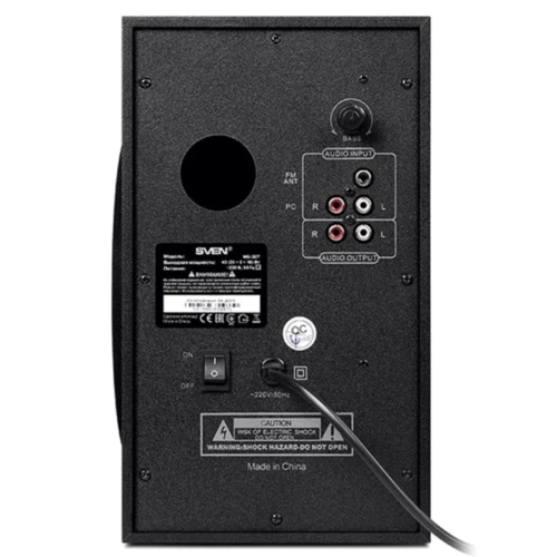 Акустическая система Sven MS-307 Black: Выходная мощность колонок 20 Вт