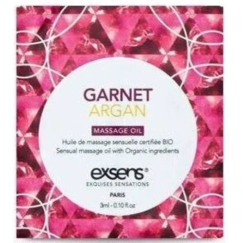 Пробник массажного масла EXSENS Garnet Argan 3мл: Тип Масло