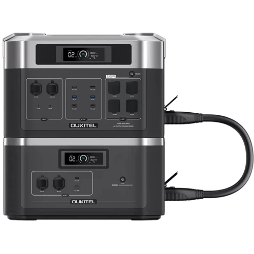 Зарядная станция Oukitel BP2000E Solar Generator 2200W: Емкость аккумулятора, Вт/ч 2048