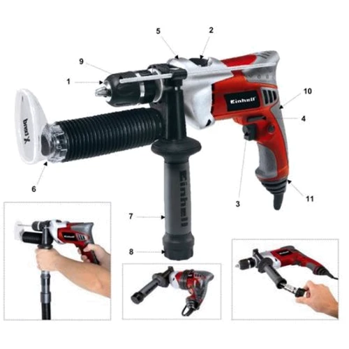 Дрель ударная Einhell RT-ID 75: Назначение Бытовой