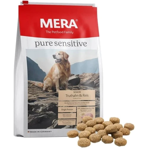 Сухой корм Mera Pure Sensitive Senior Truthan&Reis для пожилых собак с индейкой и рисом 1 кг (057081 - 7026)