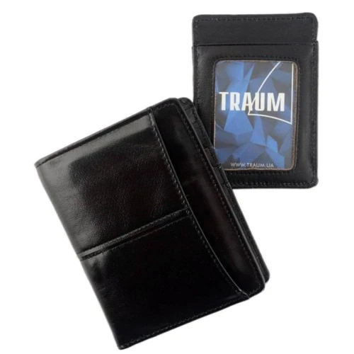 Мужское портмоне Traum черное (7110-55): Тип Портмоне