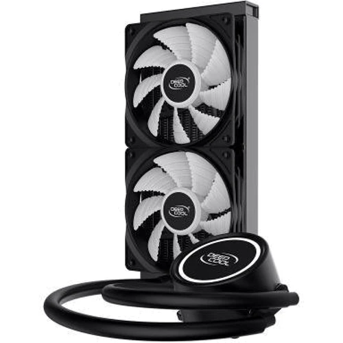 Кулер Deepcool GAMMAXX L240 T WHITE: Регулировка оборотов широтно-импульсная модуляция (PWM)
